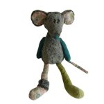 Doudou peluche souris 44 cm tbe trudi