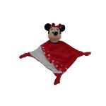 Doudou souris minnie plat losange rouge disney