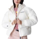 Doudoune blanche femme converse 10025207