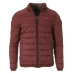Doudoune bordeaux / verte homme geographical norway california