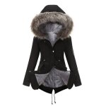 Doudoune femmes cardigan slim fit hooded - à capuche - plus de velours - fbc180 noir Doudoune femmes cardigan slim fit hooded - à capuche - plus de velours - fbc180 noir
