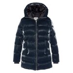 Doudoune longue  capuche satine femme schott clare2w