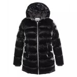 Doudoune longue  capuche satine femme schott clare2w