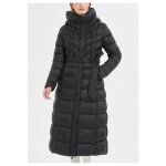 Doudoune longue noir femme