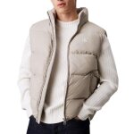 Doudoune sans manches beige homme calvin klein jeans vest