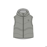 Doudoune sans manches - project x paris - femme - capuche vague - confortable - lgante