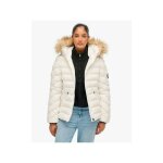 Doudoune superdry femme fuji blanc synthtique