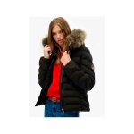 Doudoune superdry femme fuji noir synth�tique