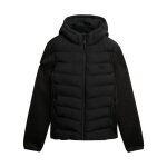 Doudoune superdry storm knit hybrid - noir marl