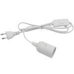 Douille e27 avec fil - support de pour ampoule bague de fixation cordon prise électrique et interrupteur ... Douille e27 avec fil - support de pour ampoule bague de fixation cordon prise électrique et interrupteur ...