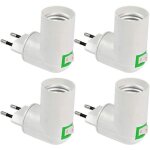 Douille e27 avec interrupteur - base pour ampoule led lot de 4 Douille e27 avec interrupteur - base pour ampoule led lot de 4