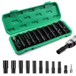 Douille torx male 1 / 2 embout torx 6 pans t10 t12 t13 t14 t15 t16 t17 t19 t22 t24 douille cle a choc ...