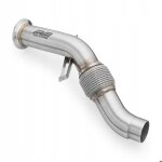 Downpipe premium rm motors bmw serie 3 5 6 e90 e91 e92 e60 e61 e63 e64 m57n2 286cv 335d 535d 635d x5 ...