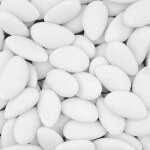 Drages amandes avola dauphine blanc mat - 1 kg