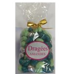 Dragées amandes fines 1kg vert argent Dragées amandes fines 1kg vert argent