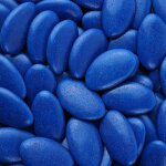 Drages chocolat couleur bleu roy - 1kg