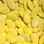 Drag�es chocolat couleur bouton dor (jaune) - 1kg