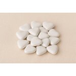 Drag�es petits c?urs au chocolat 250gr blanc