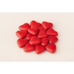 Drag�es petits c?urs au chocolat 250gr rouge