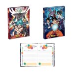 Dragon ball super agenda scolaire 320 pages - 1 jour par page - 120 x 170 mm - couverture souple pellicule ...