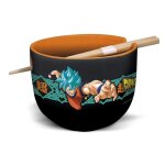 Bol � ramen - stor - super saiyan blue goku et vegeta - c�ramique - 470 ml - multicolore