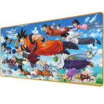 Dragon ball super - tapis de souris antidrapant xxl 90 mm x 40 mm - licence officielle