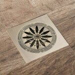 Drain de douche - cuneary - siphon anti - odeur - 10 x 10 cm - acier inoxydable - installation simple ...