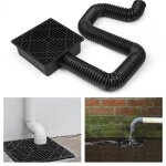 Drain de gouttière kit extension bec descente flexible pour sol ciment / pelouse 07 - 25m extensible Drain de gouttière kit extension bec descente flexible pour sol ciment / pelouse 07 - 25m extensible