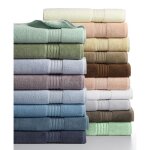 Draps de bain - h�tel spa - z�ro twist - 100% coton - 6 pi�ces - 65x110 � 70x140 cm