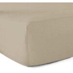Drap - housse 100% coton 57 fils ficelle 120 x 190 cm - bonnet 30 cm Drap - housse 100% coton 57 fils ficelle 120 x 190 cm - bonnet 30 cm