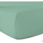 Drap - housse 100% coton 57 fils vert tilleul 180 x 200 cm - bonnet 30 cm Drap - housse 100% coton 57 fils vert tilleul 180 x 200 cm - bonnet 30 cm