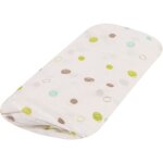 Drap housse - domiva - 70 x 140 cm - jersey - imprim ecru pandipanda