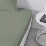 Drap housse grand bonnet prestige - today - vert 140x190 cm