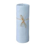 Drap housse lit b�b� 60 x 120 cm / 100% coton / 57 fils / cm� - ciel