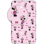 Drap housse minnie pretty 90 x 200 + 25 cm - 100% coton