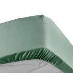 Drap housse 160x200 cm - percale 100% coton - bonnet 30 cm - tilleul Drap housse 160x200 cm - percale 100% coton - bonnet 30 cm - tilleul