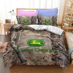 Draps de lit john deere tracteur logo motif housse de couette ensemble enfants super draps de lit iu2517140x20 ...