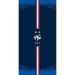 Drap de plage en coton, fff deux etoiles, 75x150 cm.