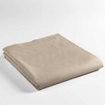 Drap plat - promo linge - coton - beige