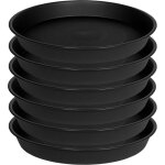 Dre - lot de 6 soucoupes pour plantes soucoupes pour pots de fleurs pour plantes plateaux de planteur ...