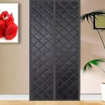 Dre - 90x210cm noir rideau de porte magn�tique thermique rideau magn�tique thermique isolant isolant ...