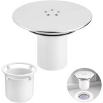 Dre - capot universel 90mm / 115mm pour bonde de douche remplacement facile avec couvercle de vidange ...
