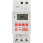 Dre - programmateur horaire electrique minuterie relais interrupteur horaire afficheur lcd pr�r�glage ...