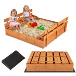 Dreamade bac à sable en bois pour enfants bac à sable pour tout - petits avec 2 bancs convertibles bac ... Dreamade bac à sable en bois pour enfants bac à sable pour tout - petits avec 2 bancs convertibles bac ...