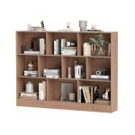 Dreamade bibliothque  3 niveaux etagres ouvertes  10 cubes avec 2 kits anti - basculement pour chambre ...