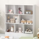 Dreamade bibliothque  3 niveaux meuble de rangement  8 cubes etagre moderne pour salon chambre denfant ...