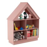 Dreamade bibliothque pour enfants  3 niveaux avec 5 compartiments ouverts meuble de rangement pour ...