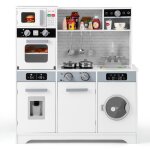 Dreamade cuisine enfants avec lumi�res et sons r�els evier four micro - ondes machine � laver cafeti�re ...
