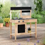 Dreamade ensemble de jouet de cuisine avec �vier amovible et tableaux noirs cr�atifs cuisini�re et ustensiles ...