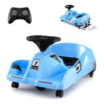 Dreamade go kart lectrique 12v avec serpillire amovible tlcommande musique et connexion sans fil ...